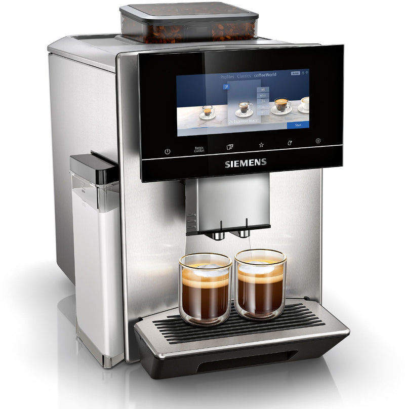 Siemens - Fully automatic coffee machine EQ900 Stainless steel, Removable water tank TQ905GB3