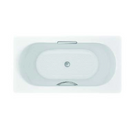 Kohler K-20612T-GR + K-20609T-CP + K-1148886-CP VOLTTE 1.5米鑄鐵浴缸（包括不銹鋼及去水）