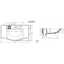 Kohler K-22780T-1-0 Family Care 39" Integrated Basin