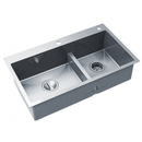 Kohler K-21918T-2FD-NA Malleco 31" Under-Mount Double Kitchen Sink