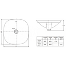 Kohler K-26407T-0 Veil Essential Vessel Lavatory - Square