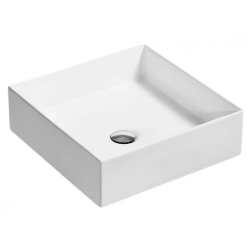 Kohler K-90011T-0 MICA Square Countertop Bathroom Basin