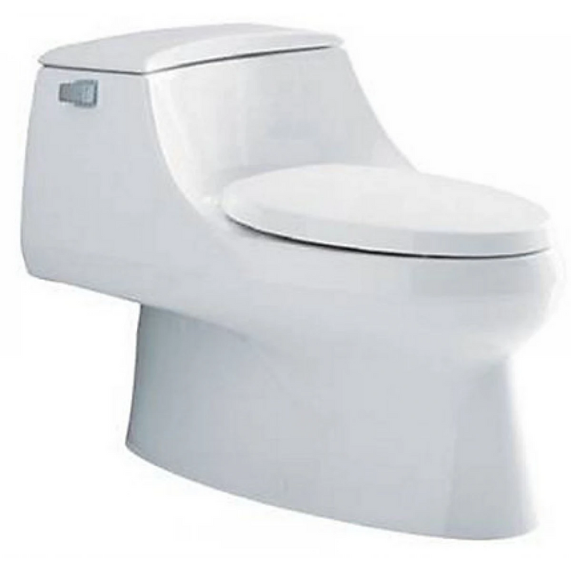 Kohler K-3722X-0 San Raphael Skirted One-piece 4.8L Toilet with Class 5 Flushing Technology
