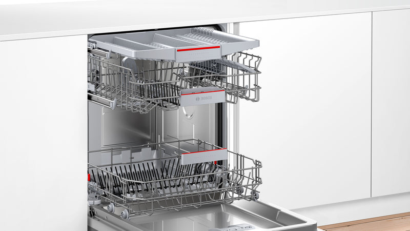 Bosch - Series 4 Fully-integrated dishwasher 60 cm , Variable hinge SBH4HVX00G