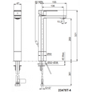 科勒 K-23478T-4-CP Parallel™ 超高單控面盆龍頭（拋光鉻）