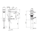 科勒 K-23472T-4-RGD Parallel™ 單控面盆龍頭（玫瑰金）