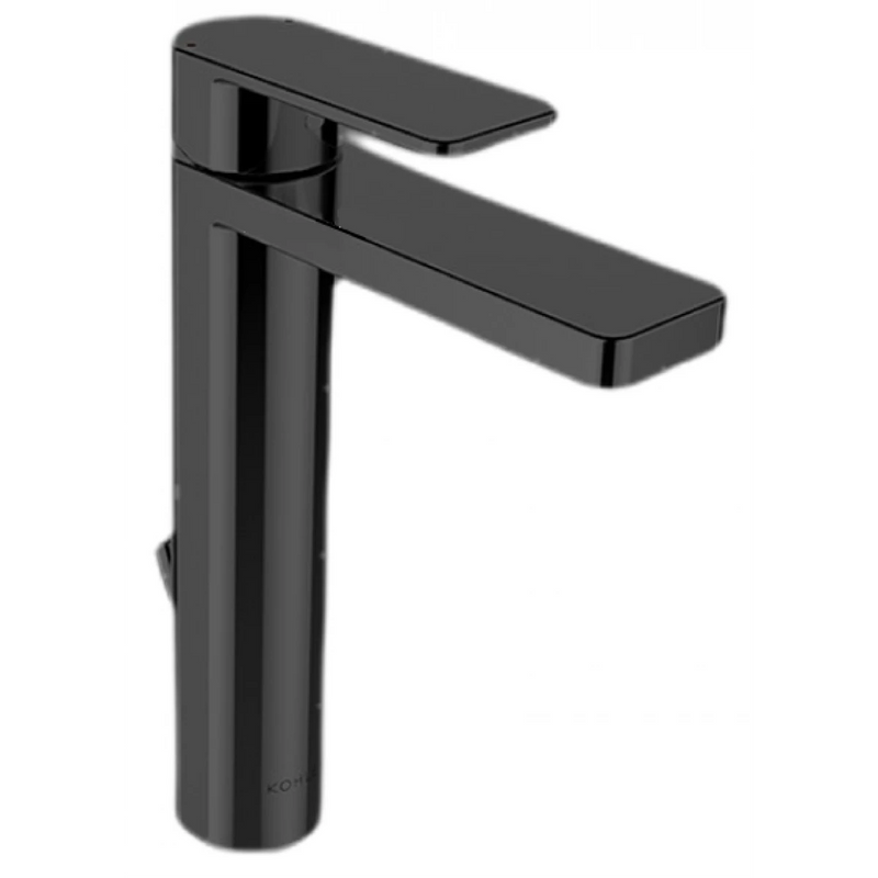 Kohler K-23475T-4-BL Parallel Tall Single Control Lavatory Faucet (Black)