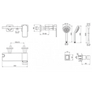 Kohler K-23493T-4-RGD Parallel Exposed Wall-mount Shower Only Faucet (Rose Gold)