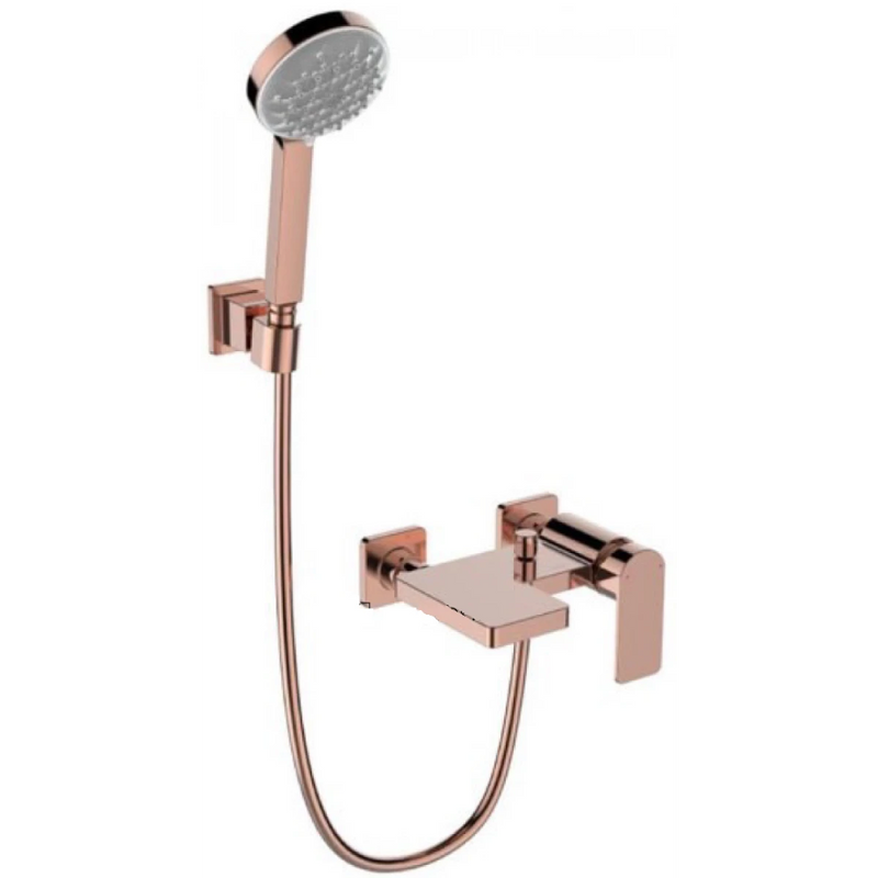 Kohler K-23494T-4-RGD Parallel™ Exposed Wall-mount Bath and Shower Faucet (Vibrant Rose Gold)