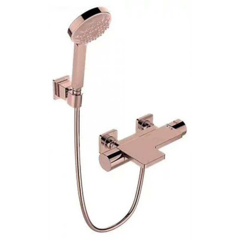 Kohler K-23523T-9-RGD Parallel Thermostatic Exposed Wall-mount Bath and Shower Faucet (Rose Gold)