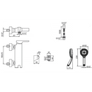 Kohler K-72669T-4-CP Singulier™ Wall-Mount Shower Faucet (Polished Chrome)