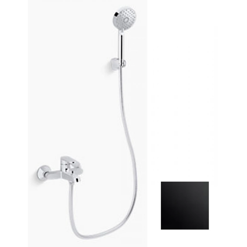 Kohler K-28194T-4-BL Beam Wall-mount Bath and Shower Faucet (Matt Black)