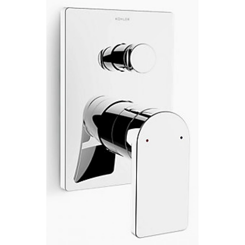 Kohler K-73108T-B4-CP Modulo Recessed B/S Trim and Valve - Composed (Polished Chrome)