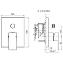 Kohler K-99725T-B4-CP Modulo B/S Trim & Valve - Geometric (Polished Chrome)