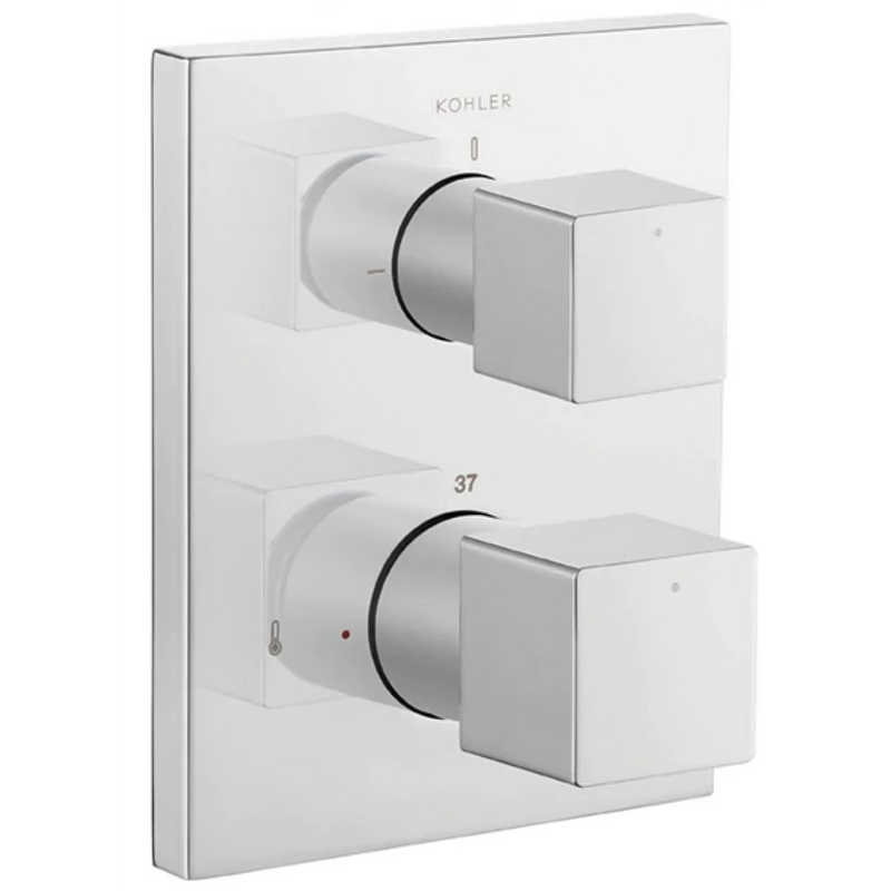 Kohler K-99729T-9-CP Modulo Recessed Themostatic Valve With Diverter And Handle (Polished Chrome)