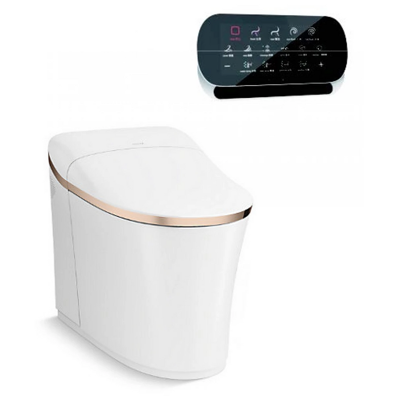 Kohler K-77797MY-RGD-0 Eir Intelligent Toilet (P-Trap) (Rose Gold)
