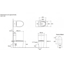 科勒 K-24069H-BV-NSGParliament™ Grande NBTW 2PC 馬桶 (棕色)