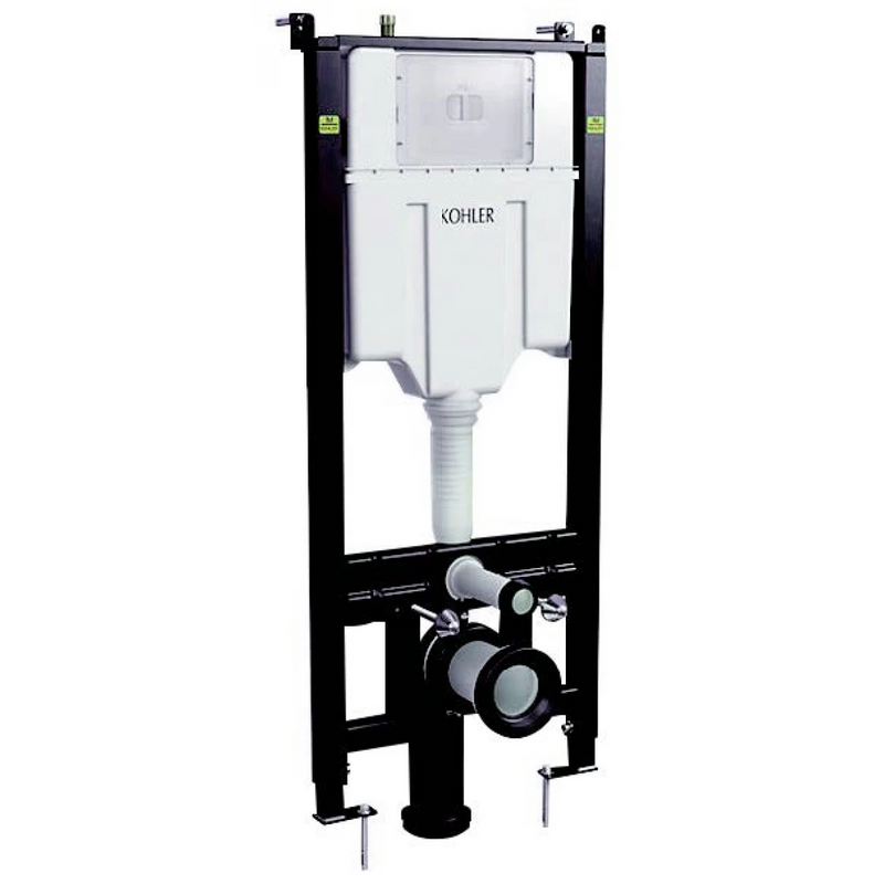 Kohler K-20010K-PNE-NA Pneumatic In-wall Tank Thick with Frame