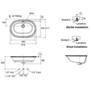 Kohler K-21057K-0 Brazn Pill Undercounter Lavatory (White)