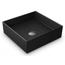 Kohler K-90011T-HB1 Mica 15" Square Vessel (Honed Black)