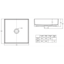 Kohler K-90011T-HB1 Mica 15" Square Vessel (Honed Black)