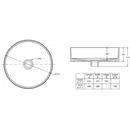 Kohler K-90012T-0 Mica 16" Round Vessel Lavatory (White)