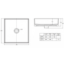 Kohler K-26676T-0 Mica Semi-recessed Square