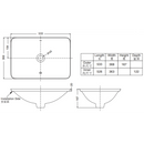 Kohler K-96117T-0 Carillon Rectangular Vessel Lavatory (White)