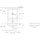 Kohler K-2661X-NSG Forefront Square Vessel Lavatory (Ash Grey)