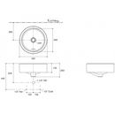 Kohler K-14800T-7 Chalice Round Vessel Black (Glossy Black)