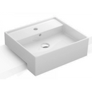 Kohler K-20338T-1-0 Delta Semi-recessed Lavatory with Single Faucet Hole