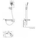 Kohler K-23750T-9-CP Urbanity+ W/M TH S/O Faucet (Polished Chrome)