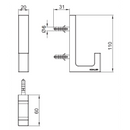 科勒 K-18201T-0 Repos 1.7m 嵌入式鑄鐵浴缸