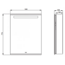 科勒 K-96106T-R-NA Maxispace 609mm 鏡櫃（右門）