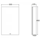 科勒 K-26386T-L-NA Verdera 500mm 鏡櫃（左門）