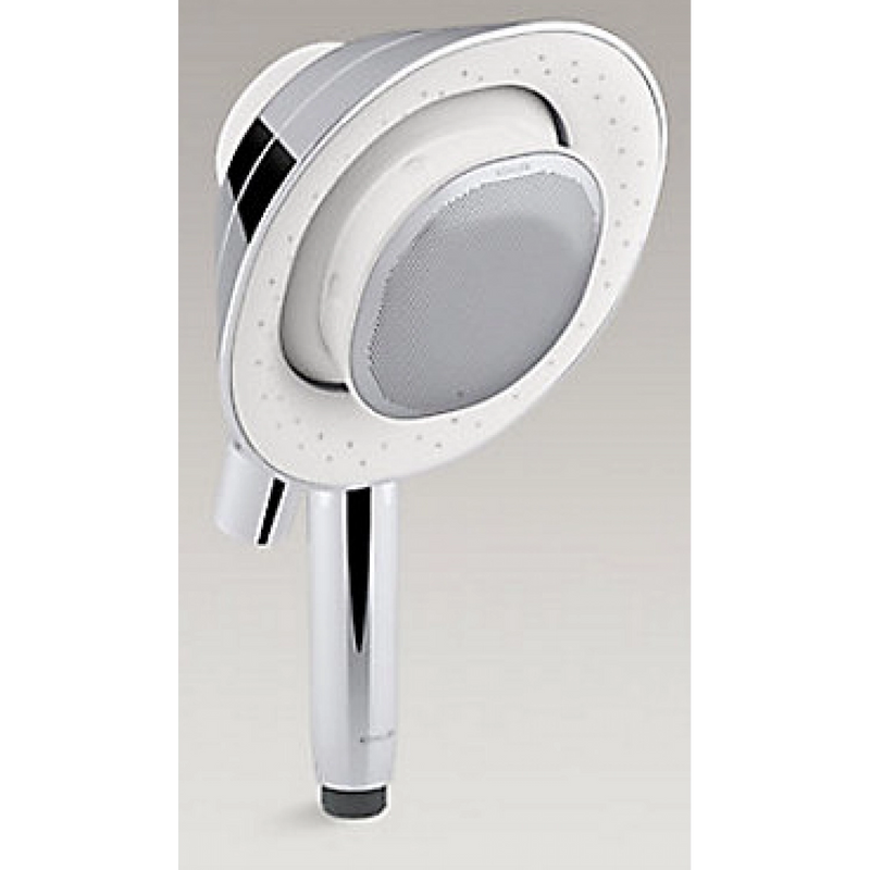 Kohler K-R28241T-NKE-CP MOXIE Bluetooth Portable Shower Head (Polished Chrome)