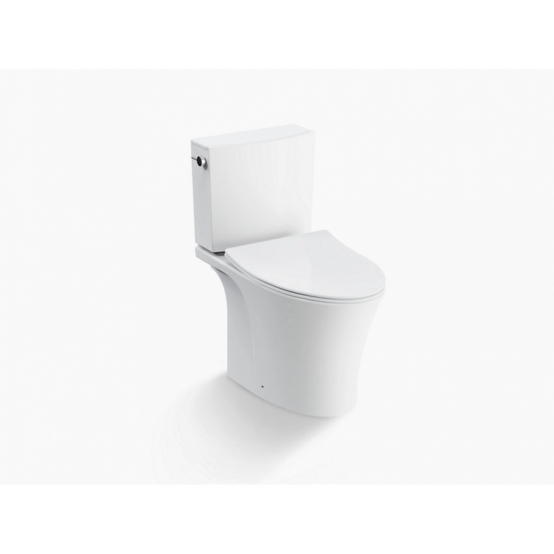 Kohler K-23630H-0 Veil floor-standing split seat toilet