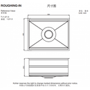 Kohler K-23650T-NJ-NA Prolific Single Sink Undermount Zinc Basin