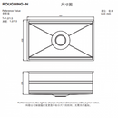 Kohler K-23651T-NJ-NA Prolific Single Sink Undermount Zinc Basin