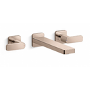 科勒 K-22570T-B4-RGD 平行雙手柄壁掛式面盆龍頭面板 (玫瑰金)