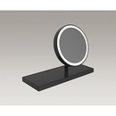 Kohler K-22634T-BW7 Cosmetic Mirror (Light version) (Black)