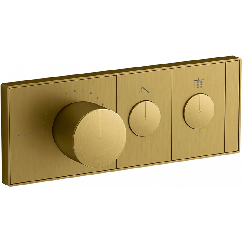 Kohler K-26346T-9-2MB Anthem Control Panel (Modern Gold)