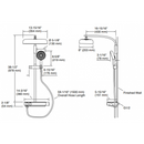 Kohler K-26331T-9-2MB ANTHEM Thermostatic Shower Column (Roman Brass)