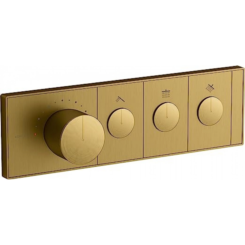 Kohler K-26347T-9-2MB Anthem 3-Way Embedded Mechanical Thermostat (Roman Brass)