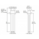 Kohler K-26326T-2MB STATEMENT 10" Multi-Function Ceiling Mount Overhead Shower Arm (Roman Brass)