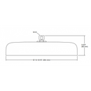 Kohler K-26292T-BN STATMENT 單功能 14 英吋圓頂花灑（羅馬銀）