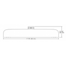 Kohler K-26298T-2MB STATEMENT Multi-Function 18" Bow Type Showerhead (Polished Chrome)