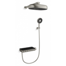 Kohler K-26330T-9-BN ANTHEM Dual Port Wall Mounted Thermostatic Dual Shower Faucet (Roman Silver)