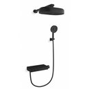 Kohler K-26330T-9-BL ANTHEM Dual Port Wall Mounted Thermostatic Dual Shower Faucet (Black)