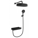 Kohler K-26329T-9-BL ANTHEM Dual Wall Mount Thermostatic Dual Shower Faucet (Black)